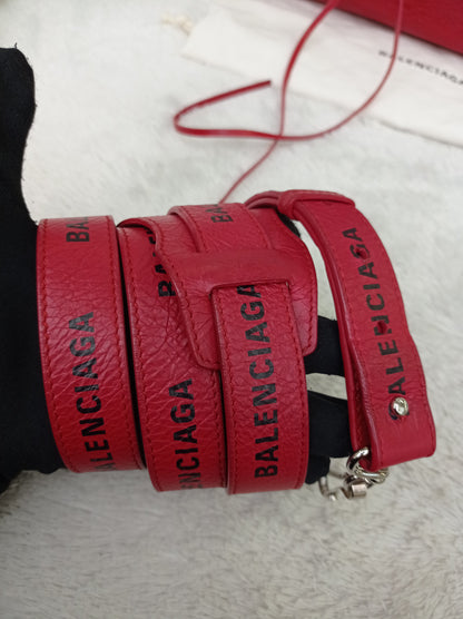 Balenciaga Small City Classic Red SHW
