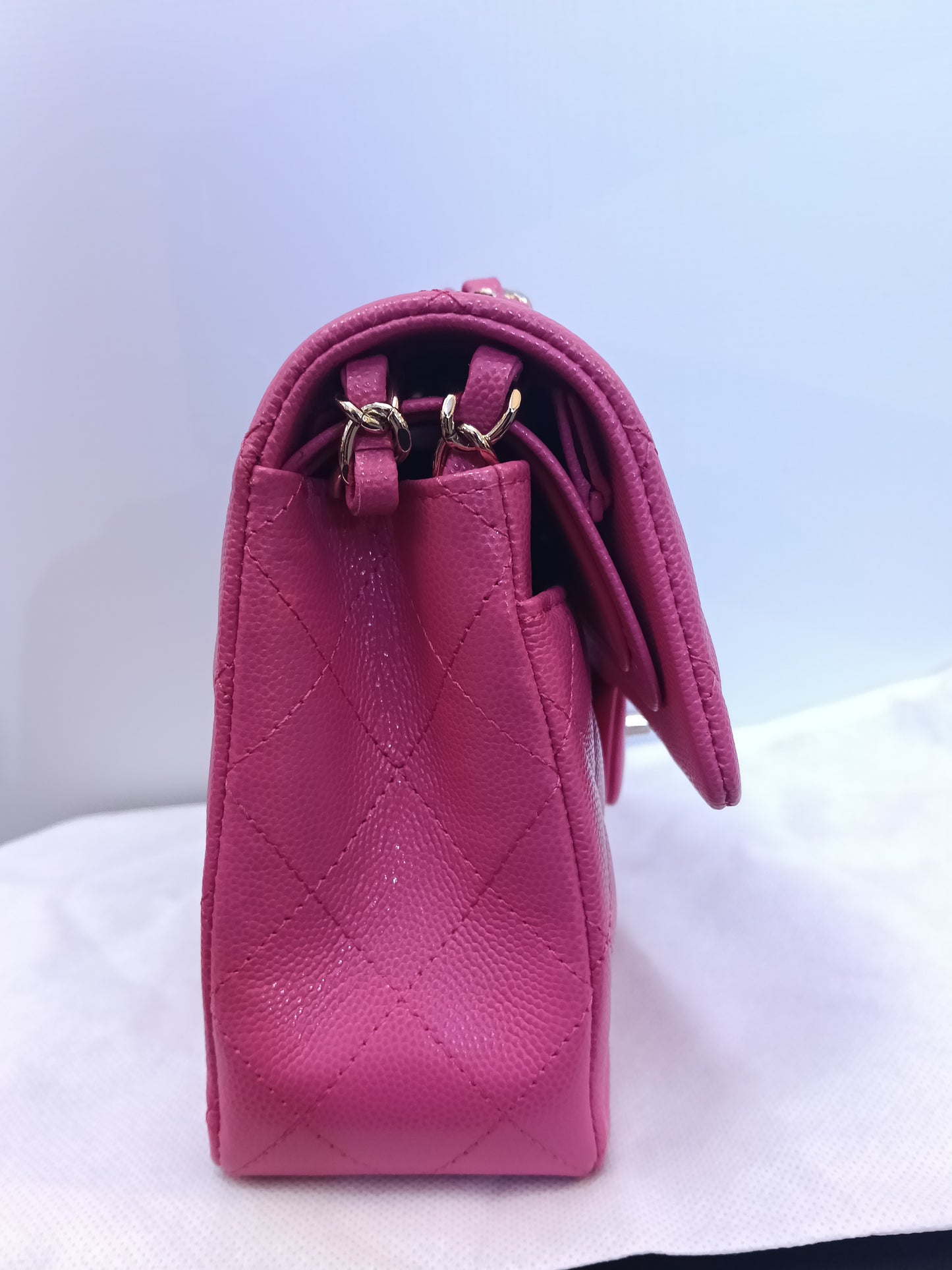 Chanel Small Caviar Pink LGHW (CHIP)