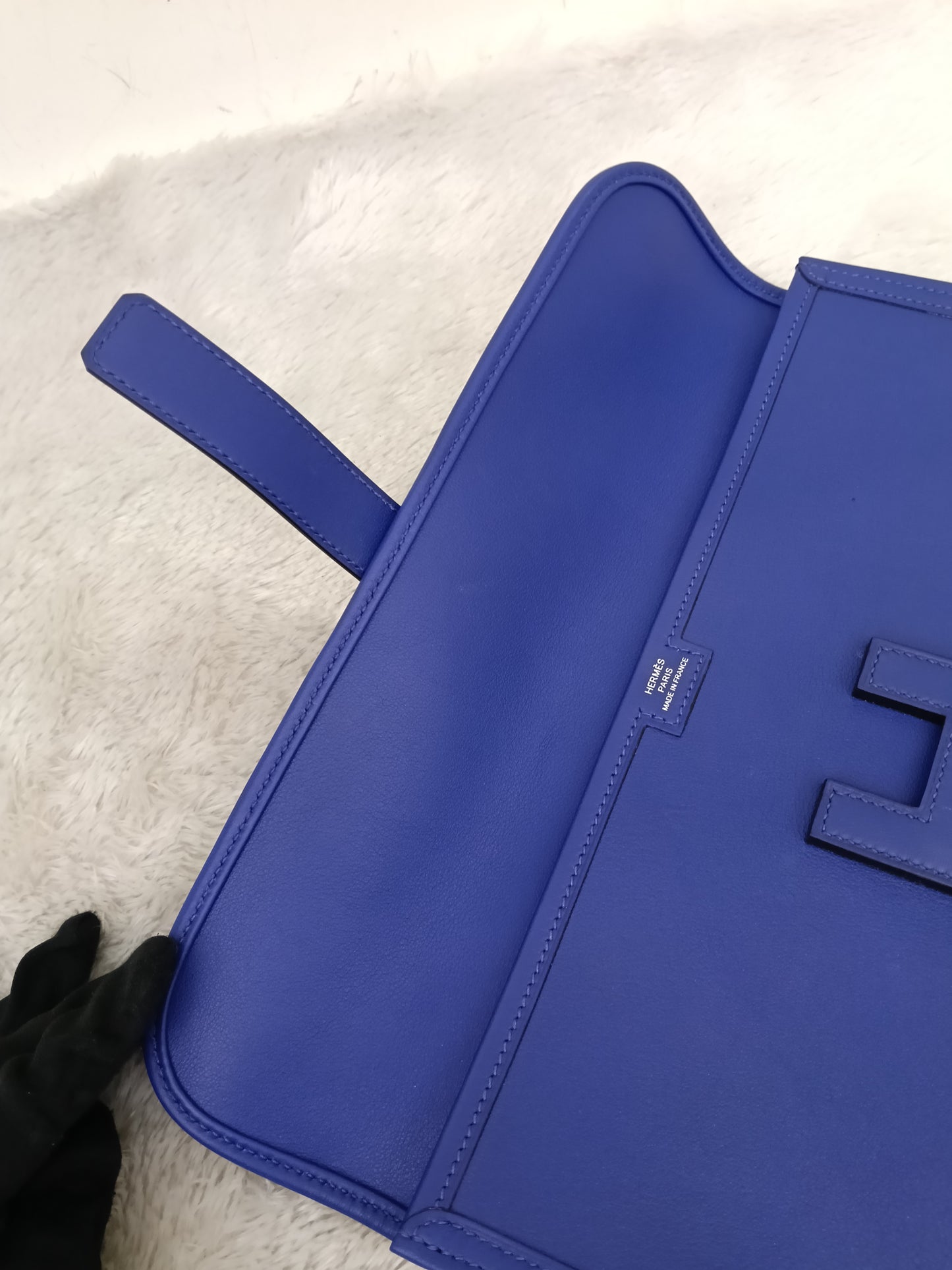 Hermes Jige Elan Swift Blue Electric #A