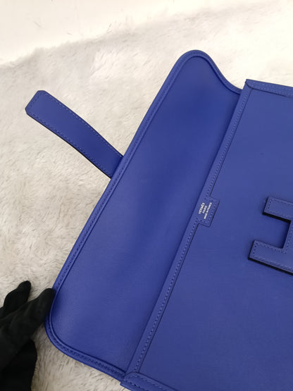 Hermes Jige Elan Swift Blue Electric #A