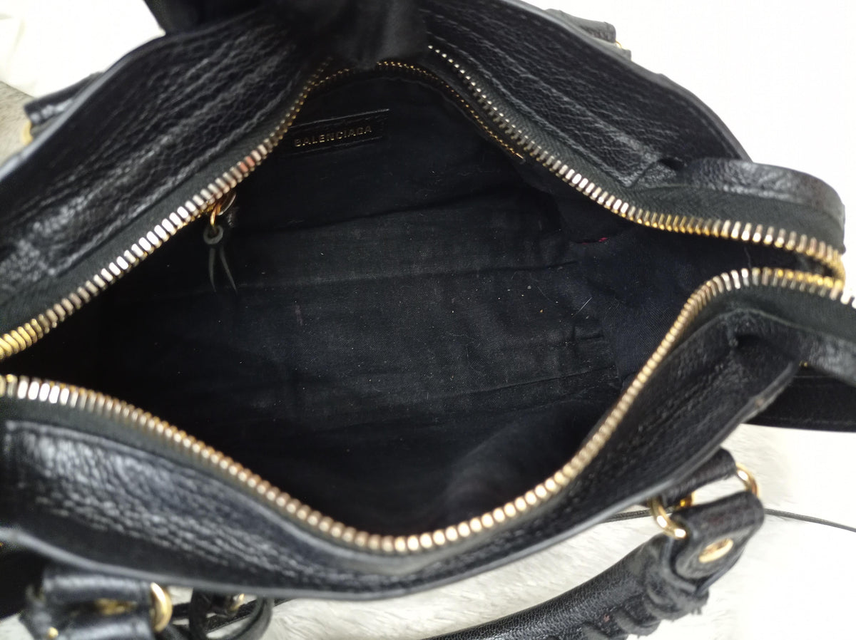 Balenciaga Mini City Edge Black GHW 2020