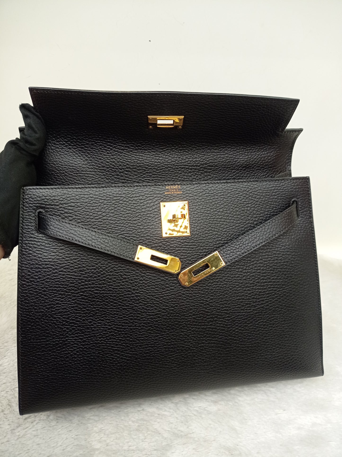 K32 Ardines Black GHW #E square