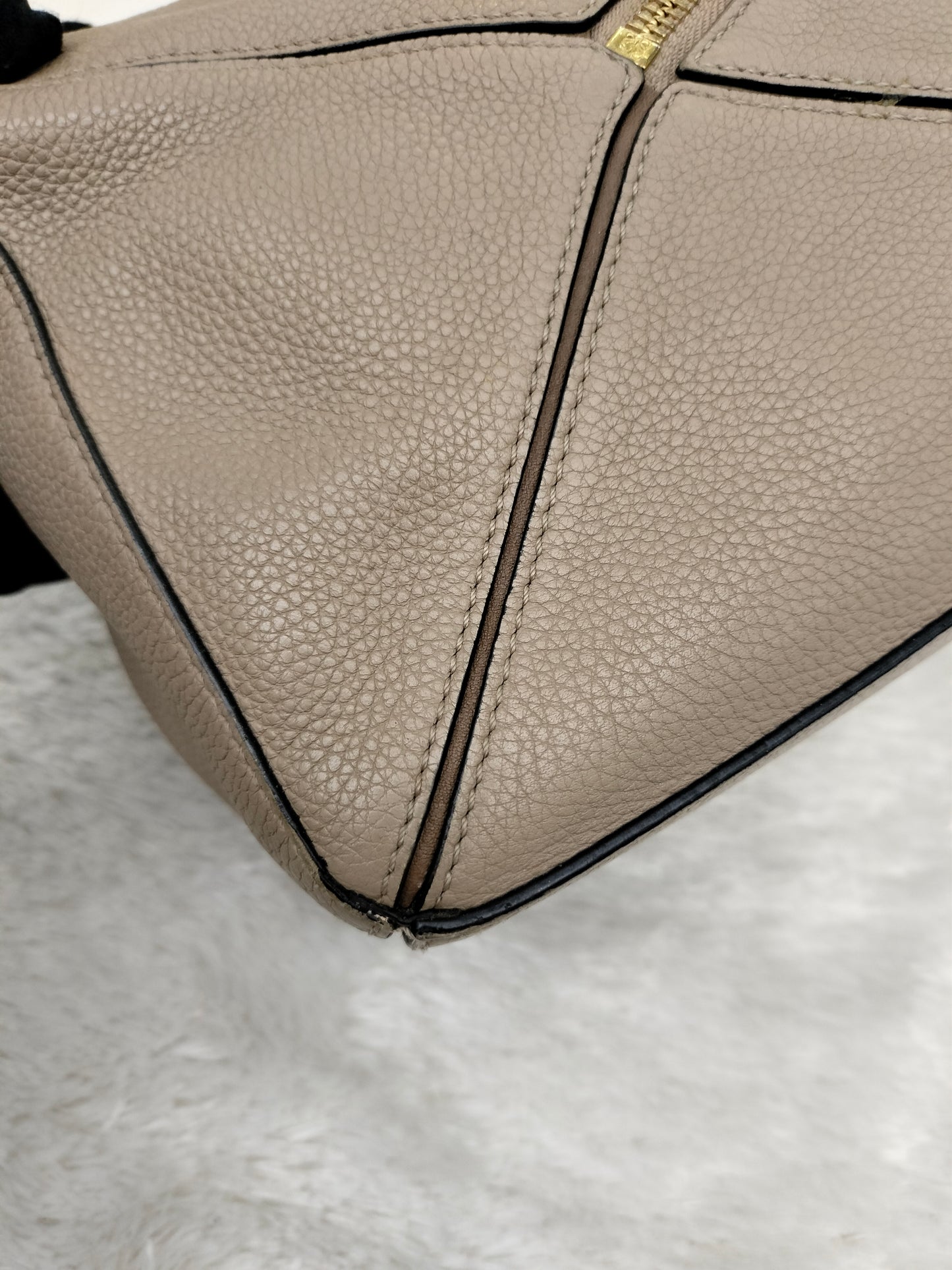 Loewe Puzzle Small Grained Sand Mink GHW 2019