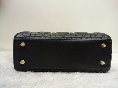 Lady Dior Small Lamb Black GHW 2018