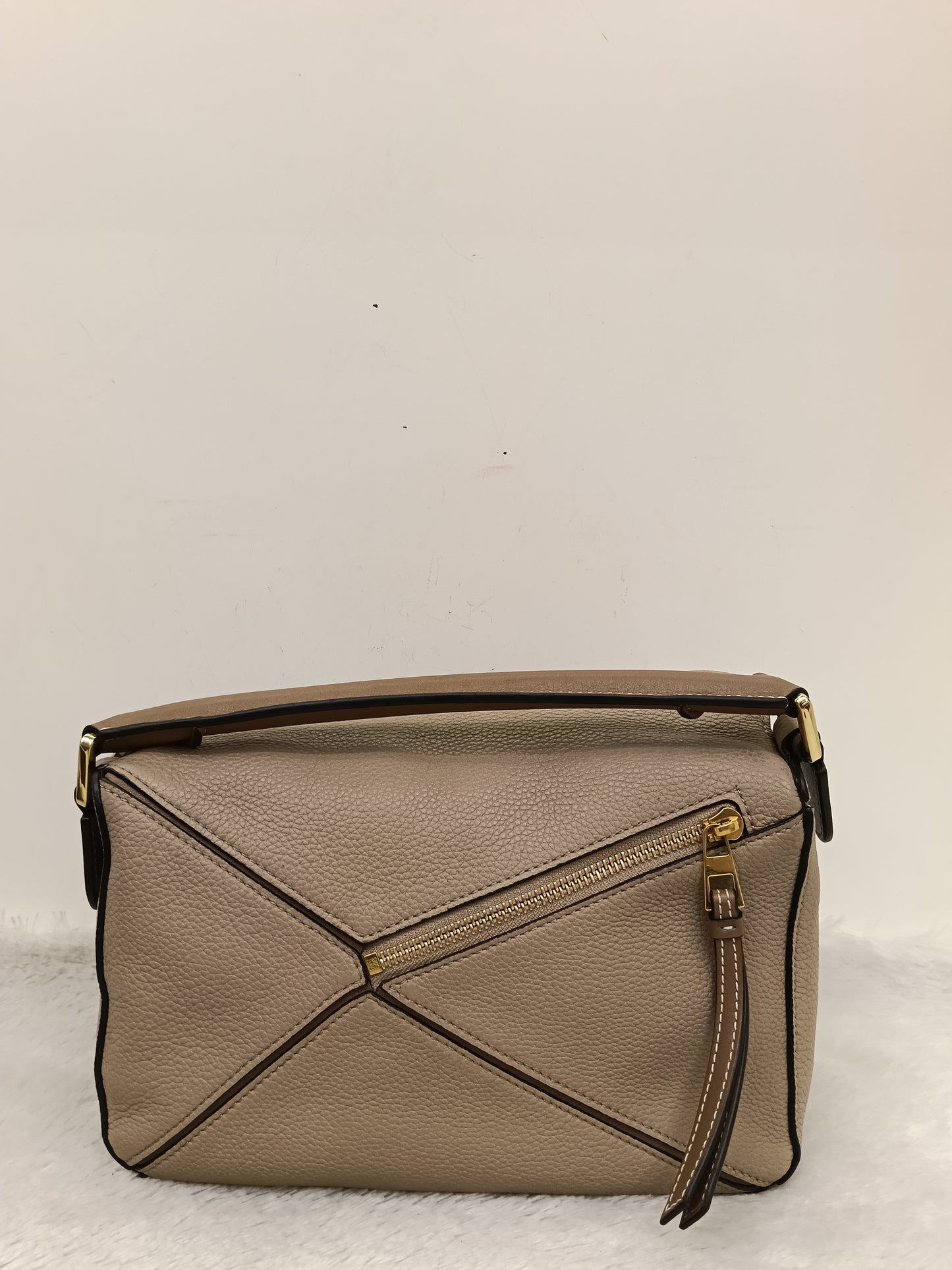 Loewe Puzzle Small Grained Sand Mink GHW 2020