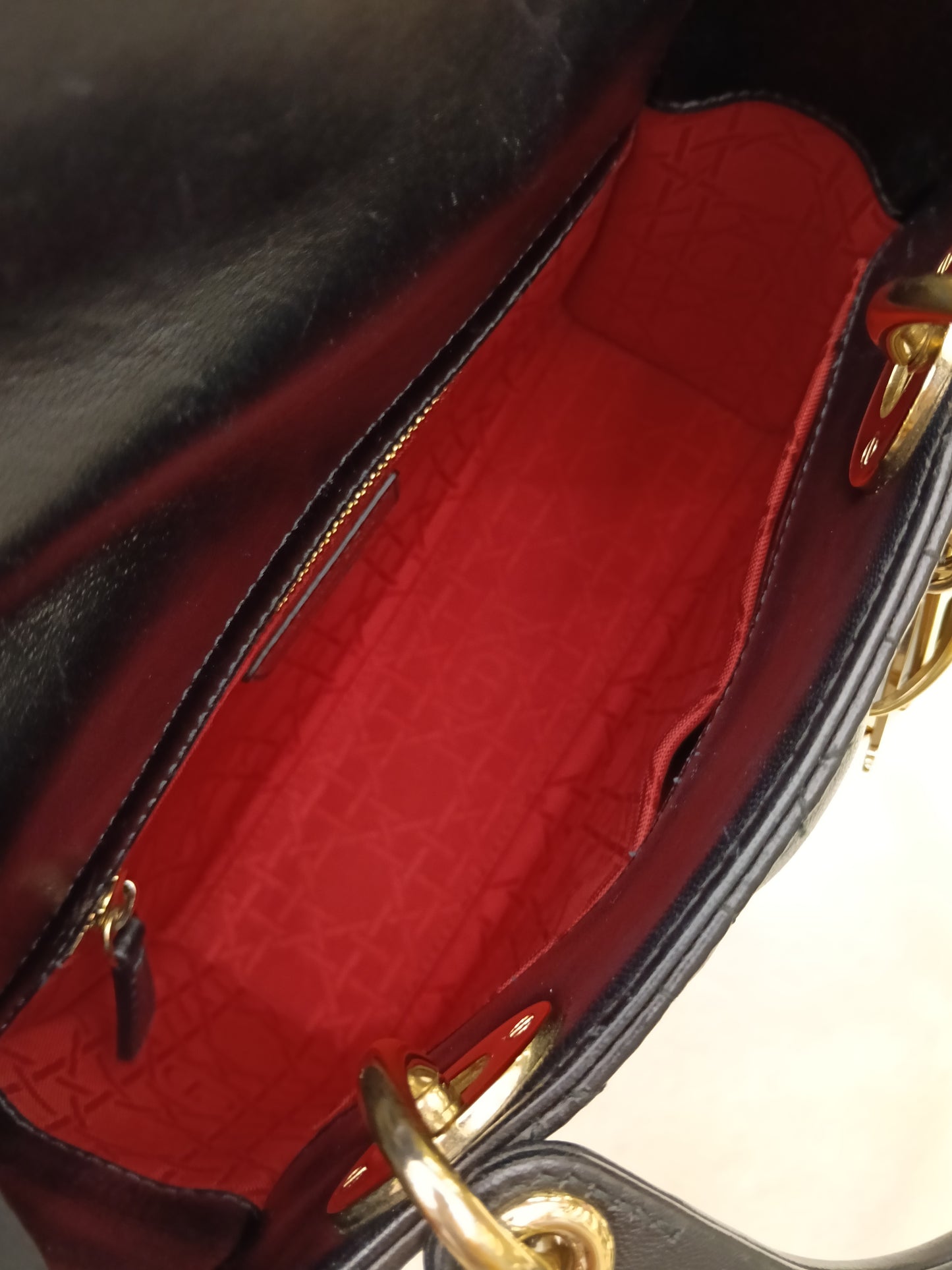 Lady Dior Small Lamb Black GHW 2018