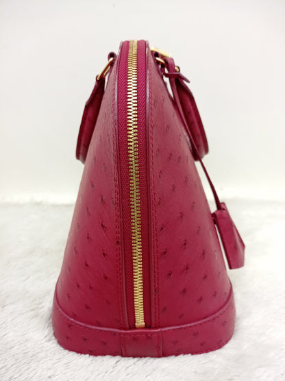 LV Alma PM Ostrich Prune 2013