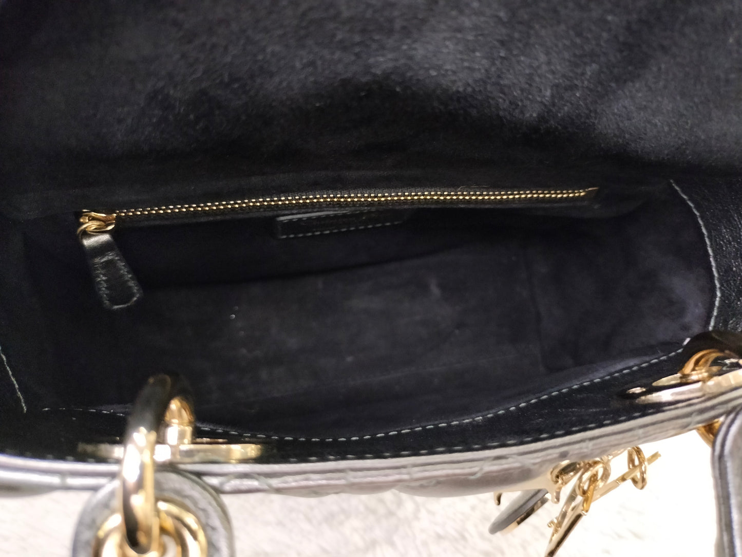 Lady Dior Small Gun Metal GHW 2019