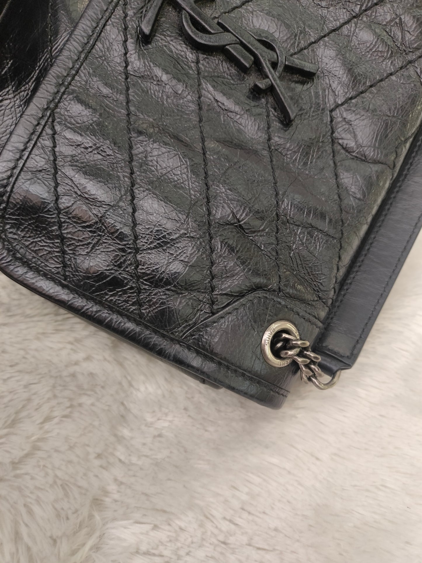 YsL Niki Baby Calfskin Black RHW 2019