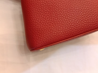 LV Capucines Mini Taurillon Scarlet 2020
