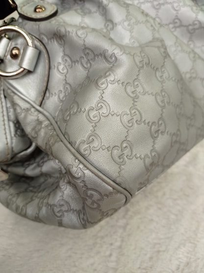 Gucci Boston Borsa Sukey Metallic Silver SHW