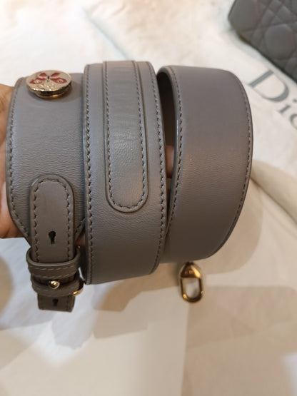Lady Dior Small Lamb Grey GHW 2019