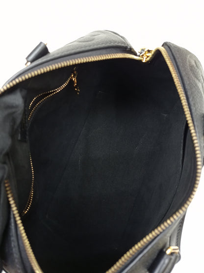 LV Speedy 25 Bandou NV Monogram Empreinte Noir 2023 (CHIP)