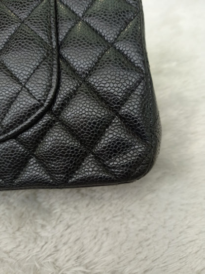 Chanel Medium Caviar Black GHW DF #20
