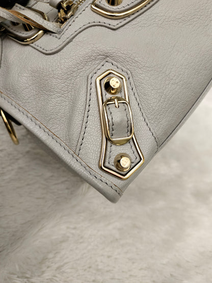 Balenciaga Mini City Edge Light Grey LGHW