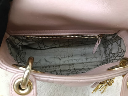 Lady Dior Mini Lamb Lotus GHW 2017