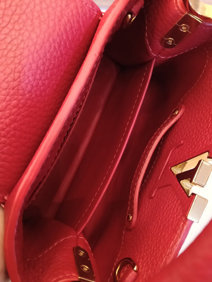 LV Capucines Mini Taurillon Scarlet 2020