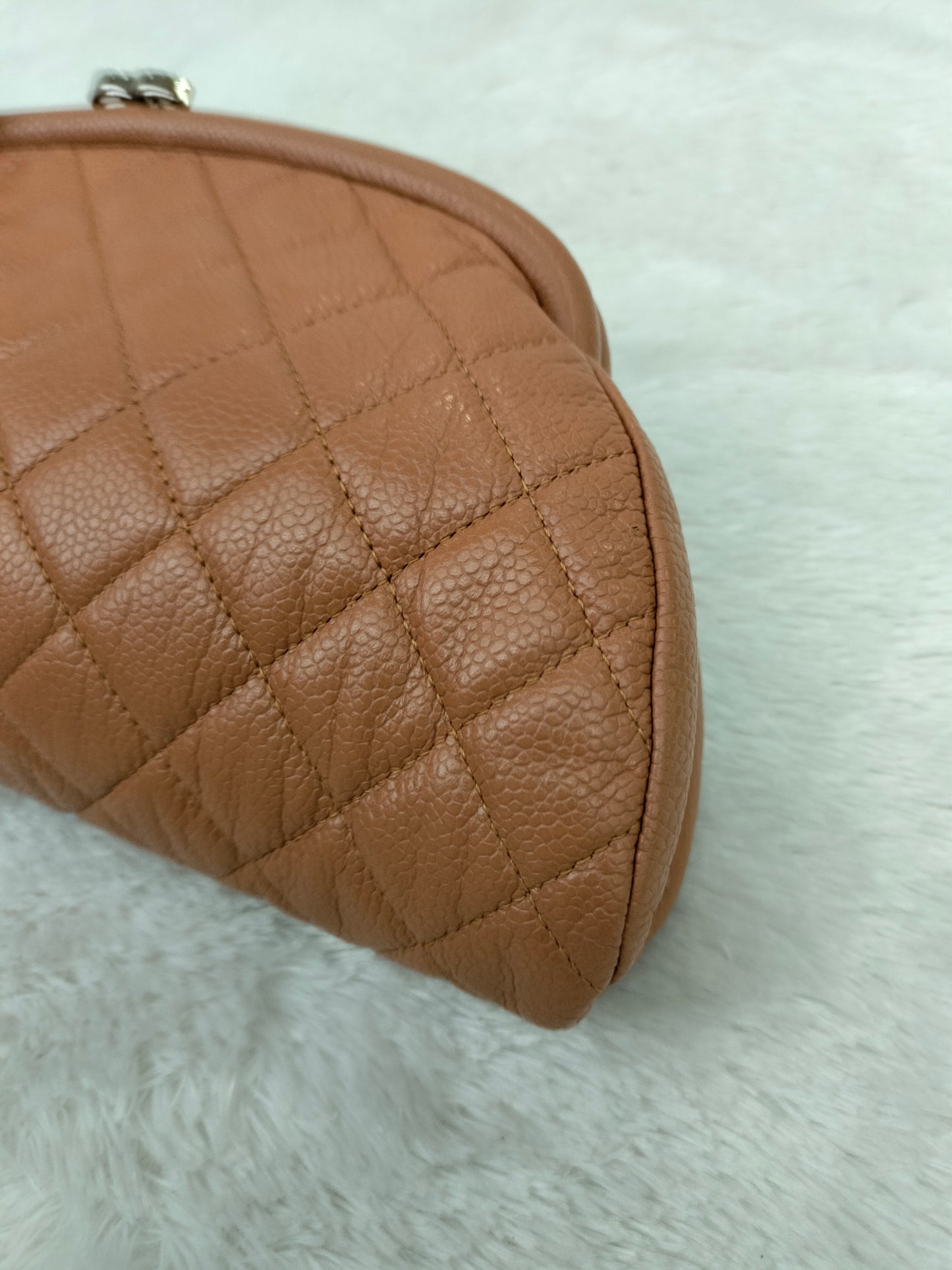 Chanel Timeless Caviar Brown SHW #15