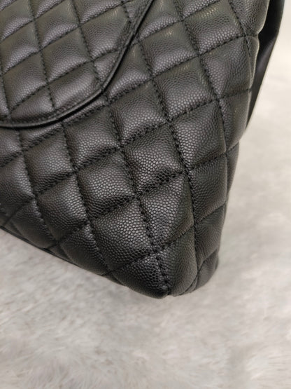 Chanel Coco Handle Large Caviar Black GHW #24