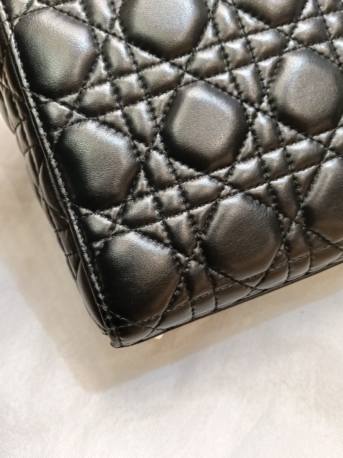 Lady Dior Small Lamb Black GHW 2018