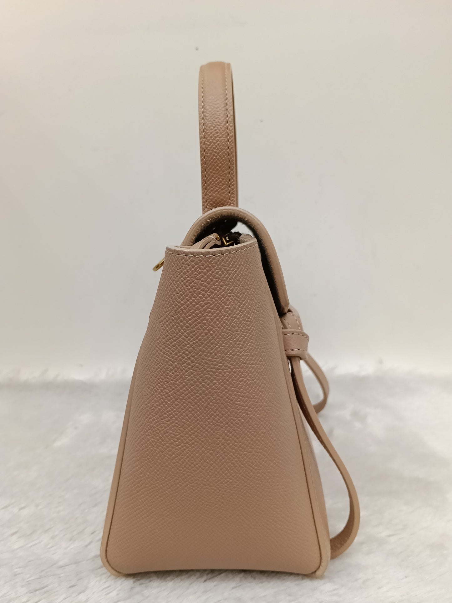 Celine Nano Belt Grained Desert Rose GHW 2020