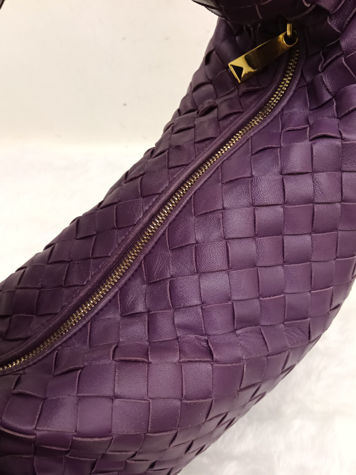Bottega Veneta Teen Jodie Purple GHW