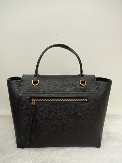 Celine Micro Belt Grained Black GHW 2017