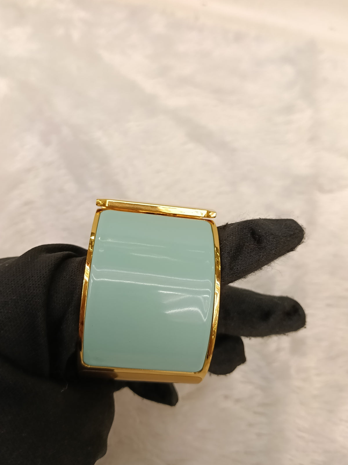 *NEW* Hermes Clic Clac XL Enamel Vert Fizz GHW