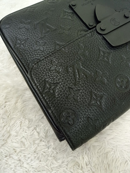 LV S Lock A4 Pouch Monogram Empreinte Black (CHIP)