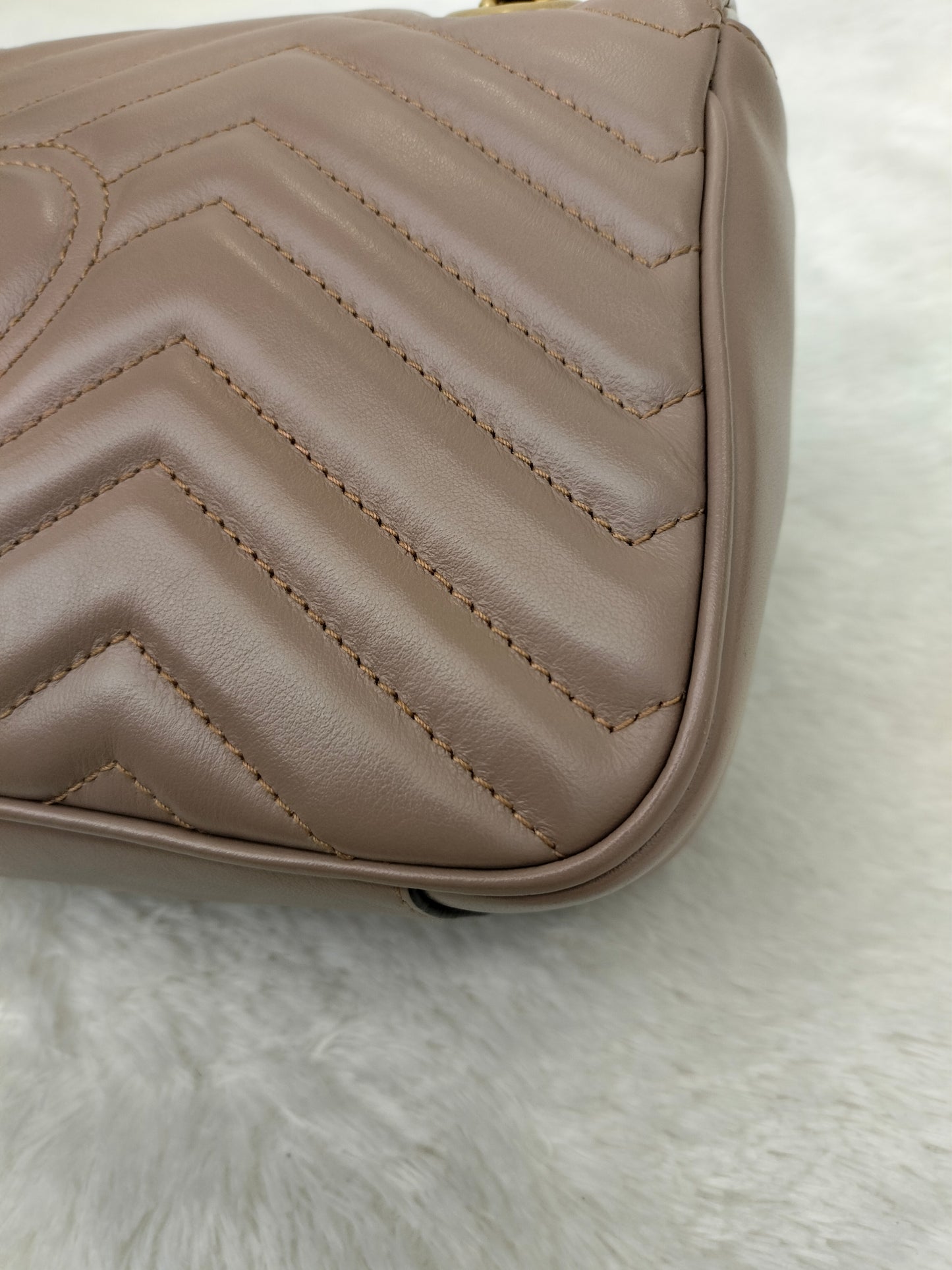 Gucci Marmont Small Nude GHW