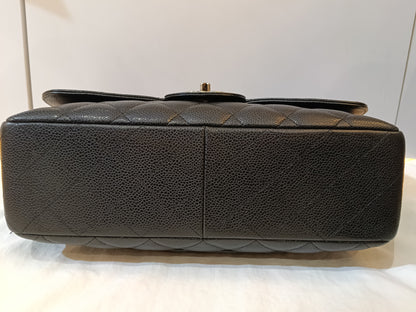Chanel Jumbo Caviar Black SHW SF #13