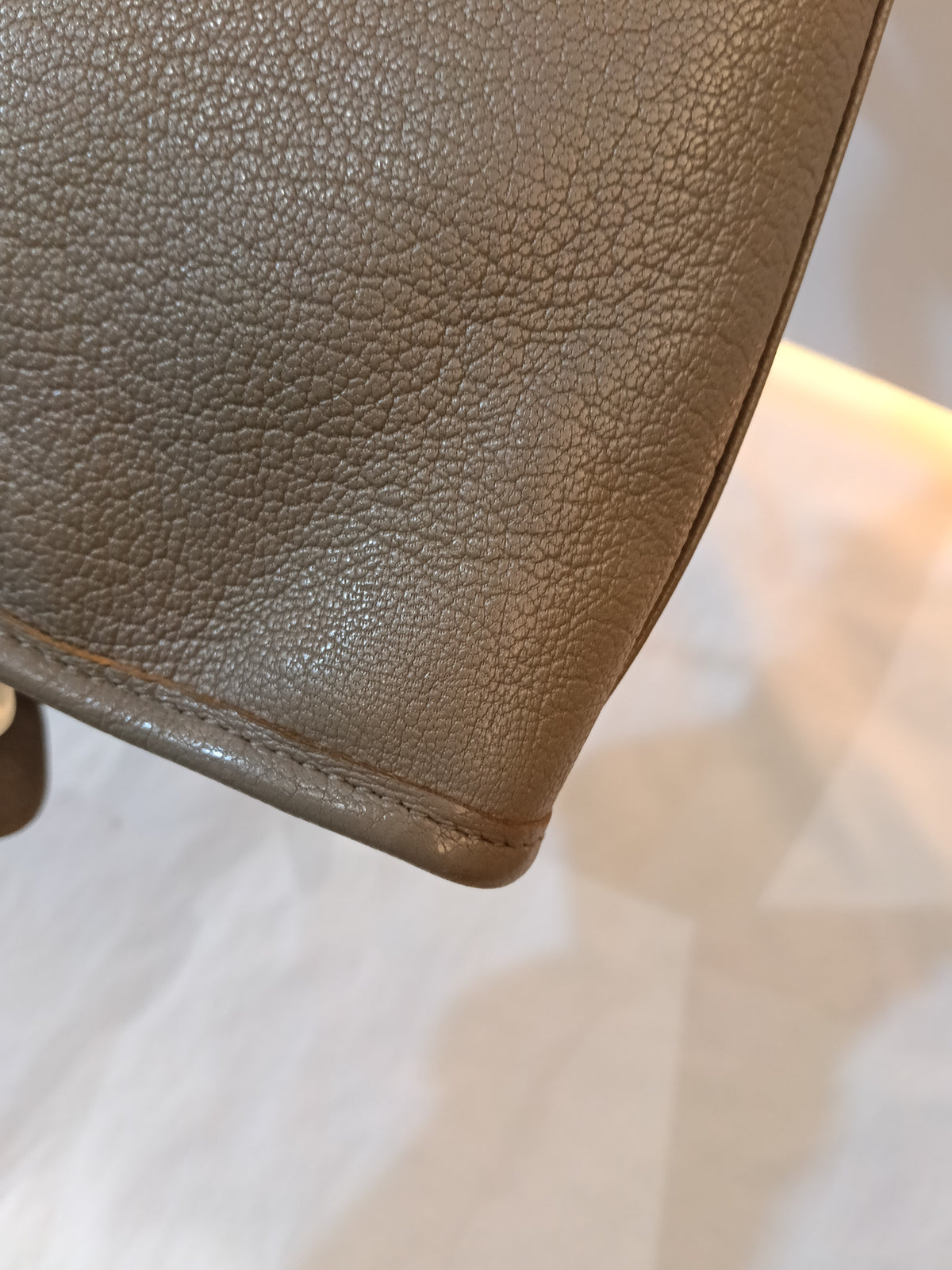 Balenciaga Mini City Edge Mink Grey GHW 2018