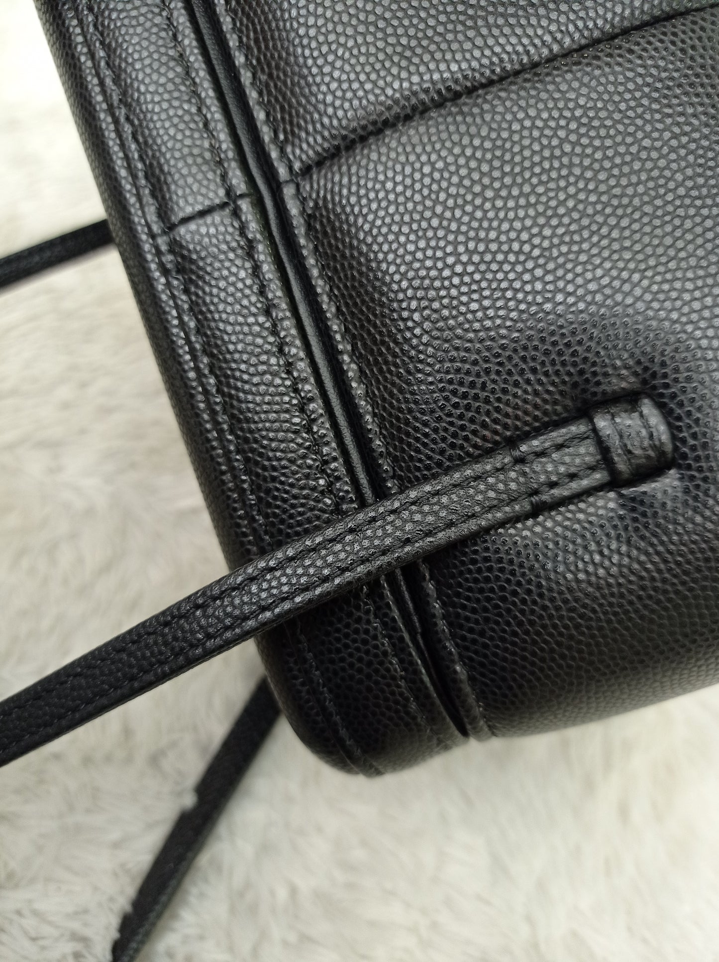 *NEW* Chanel Preppy Coco Long Vanity with Straps Black Caviar GHW (CHIP)