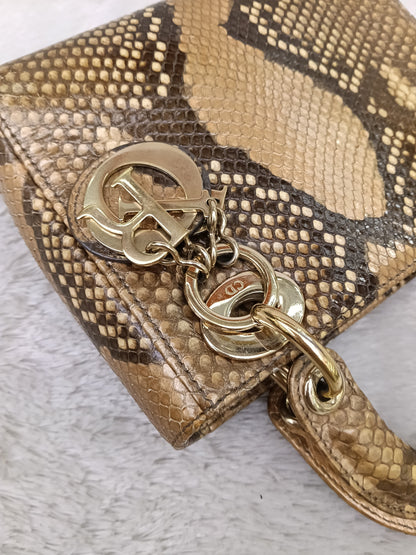 Lady Dior Mini Python GHW 2019