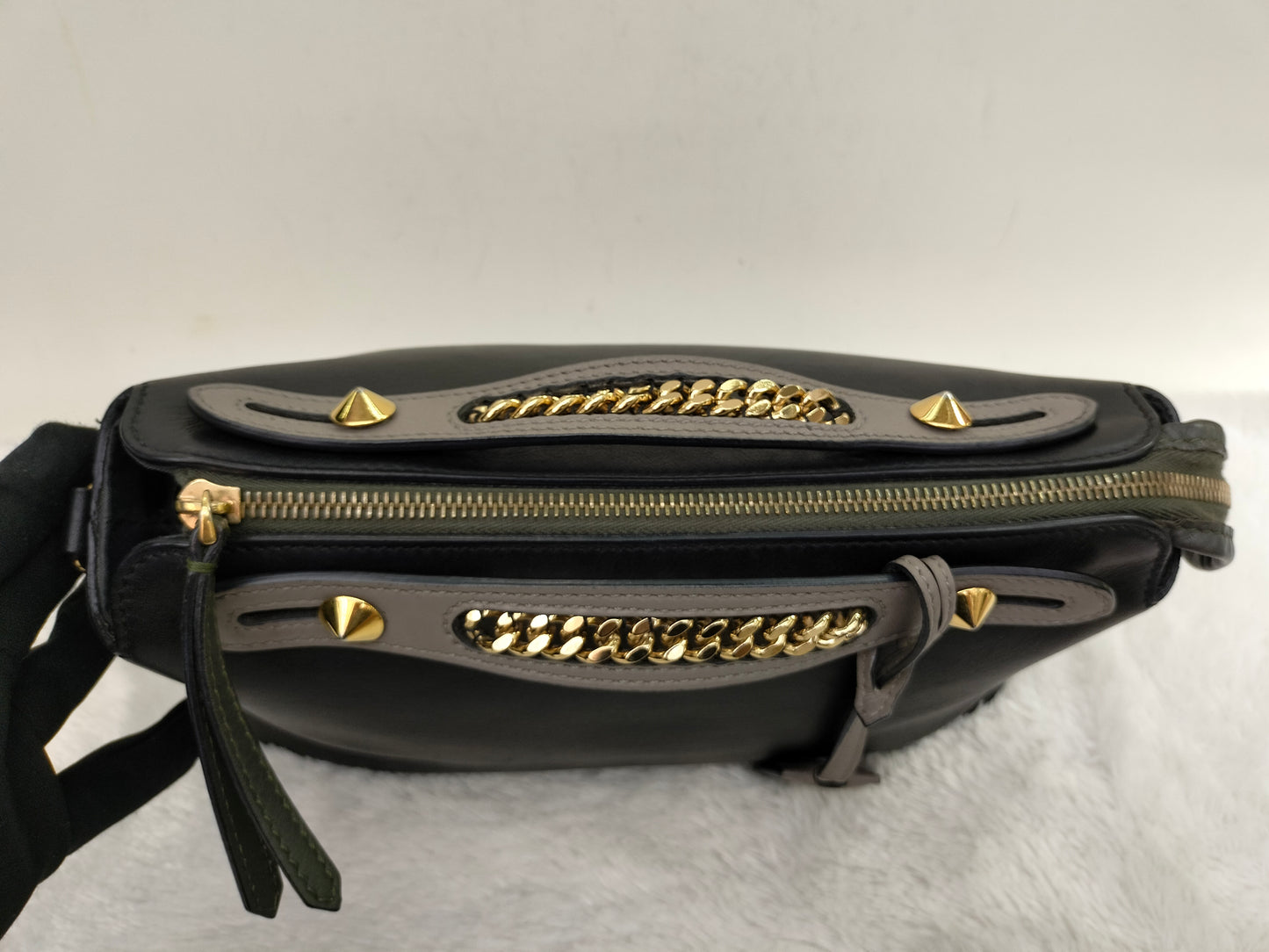 Fendi BTW Medium Black Chain GHW