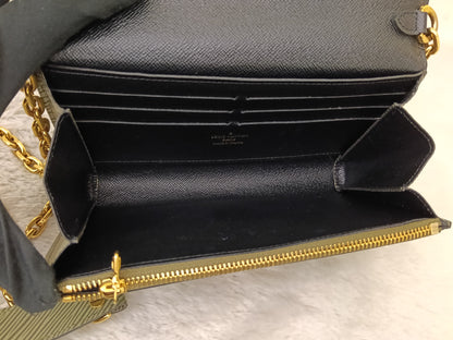 LV Twist Chain Wallet Monogram Kabuki 2017