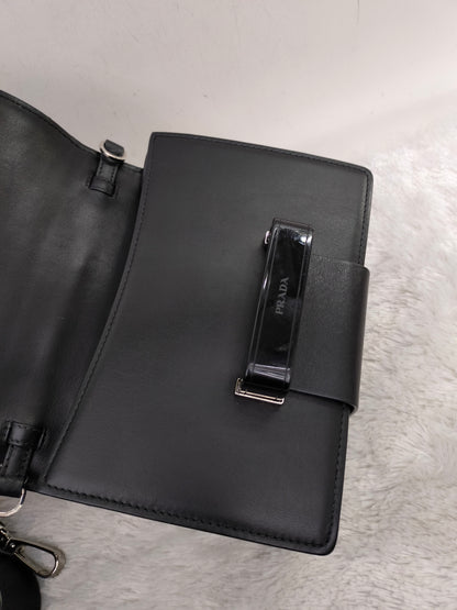 Prada City Calf Nero SHW 2017