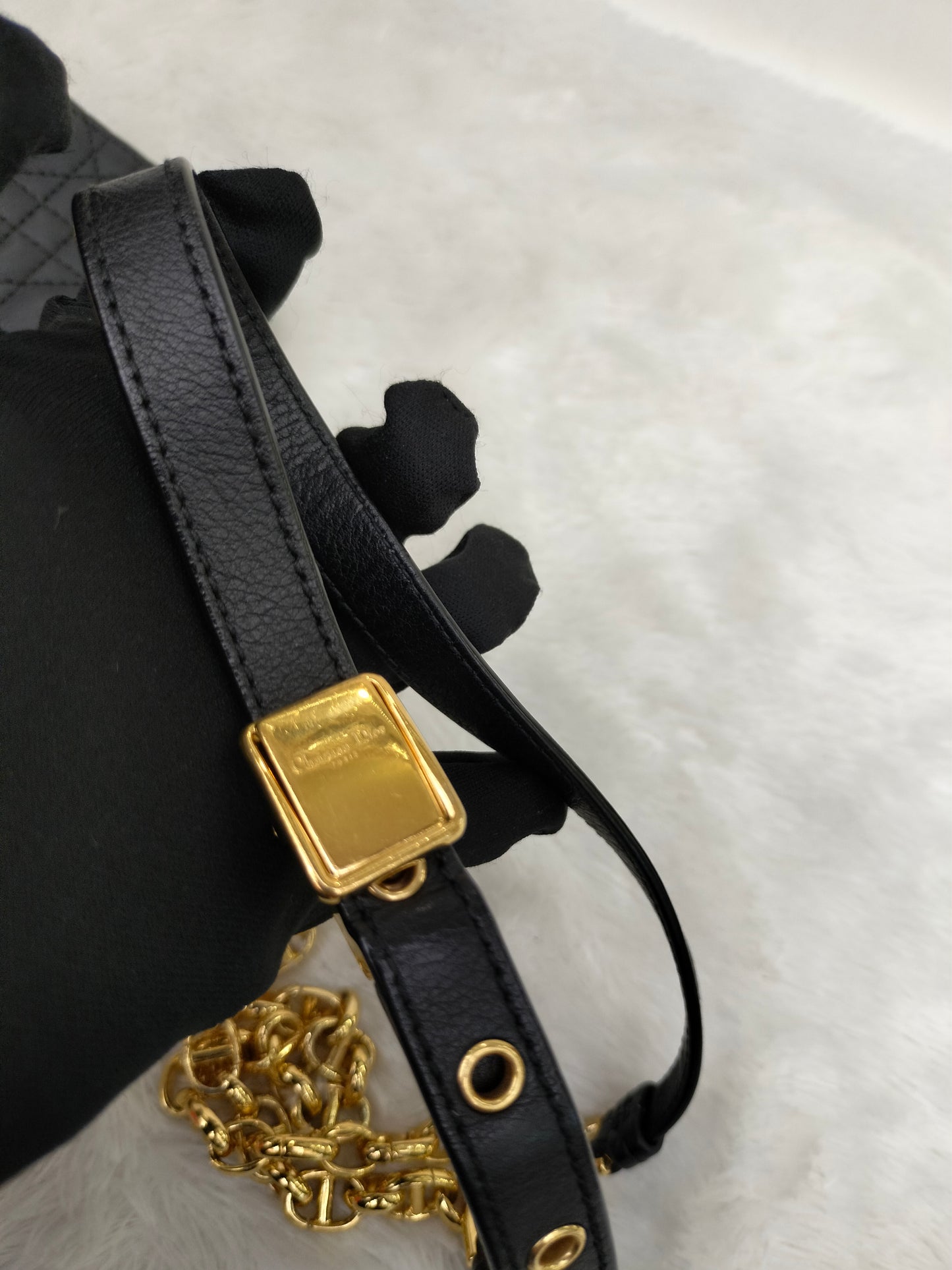 Dior Caro Small Black GHW 2021