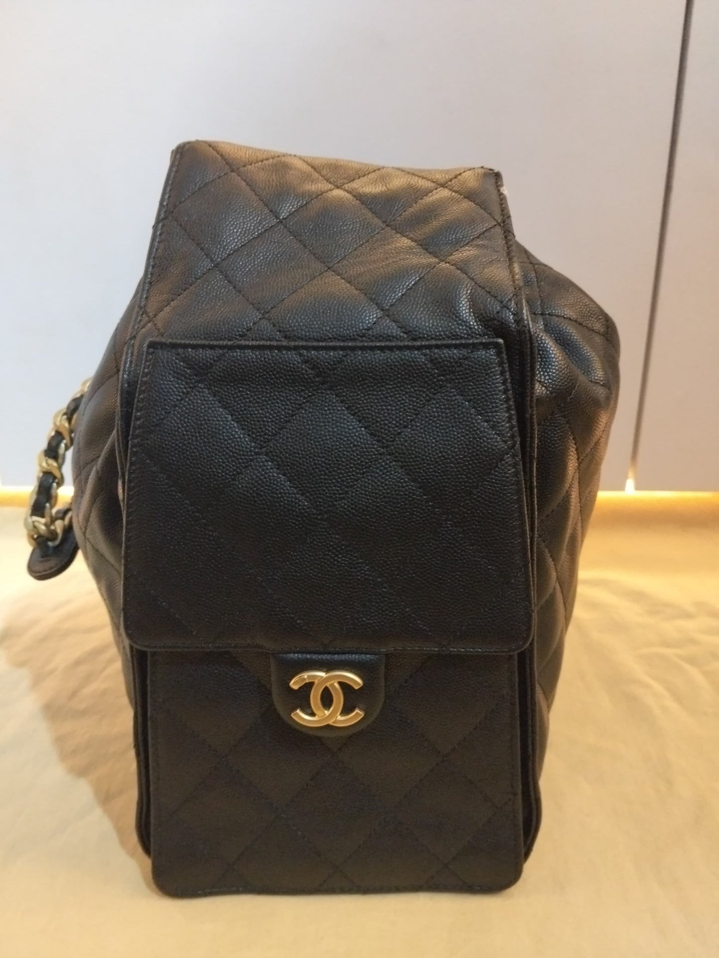 Chanel C25 Medium Caviar Black GHW 2025 (CHIP)