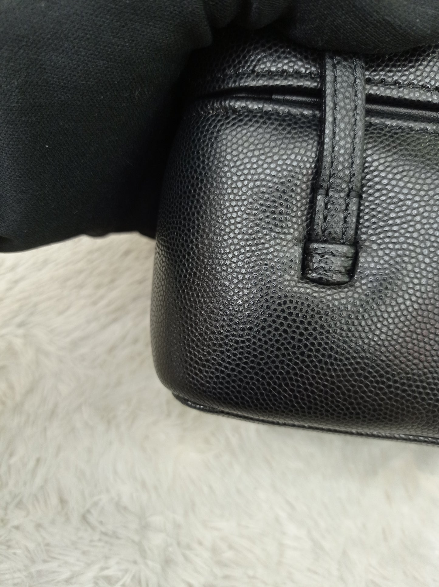 *NEW* Chanel Preppy Coco Long Vanity with Straps Black Caviar GHW (CHIP)
