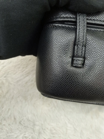 *NEW* Chanel Preppy Coco Long Vanity with Straps Black Caviar GHW (CHIP)