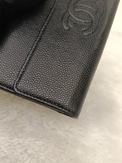 Chanel Timeless Continental Wallet Caviar Black SHW #16