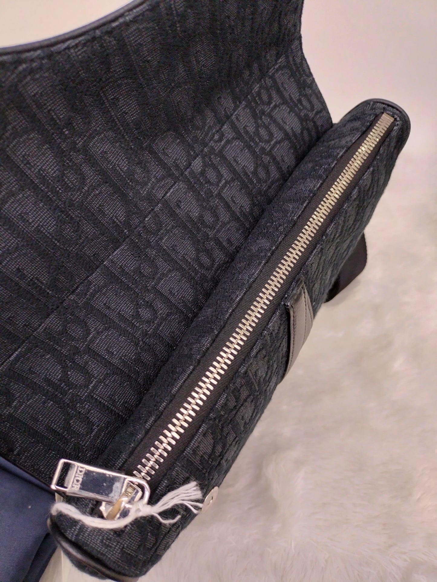 Dior Saddle Men Oblique Jacquard Black 2023