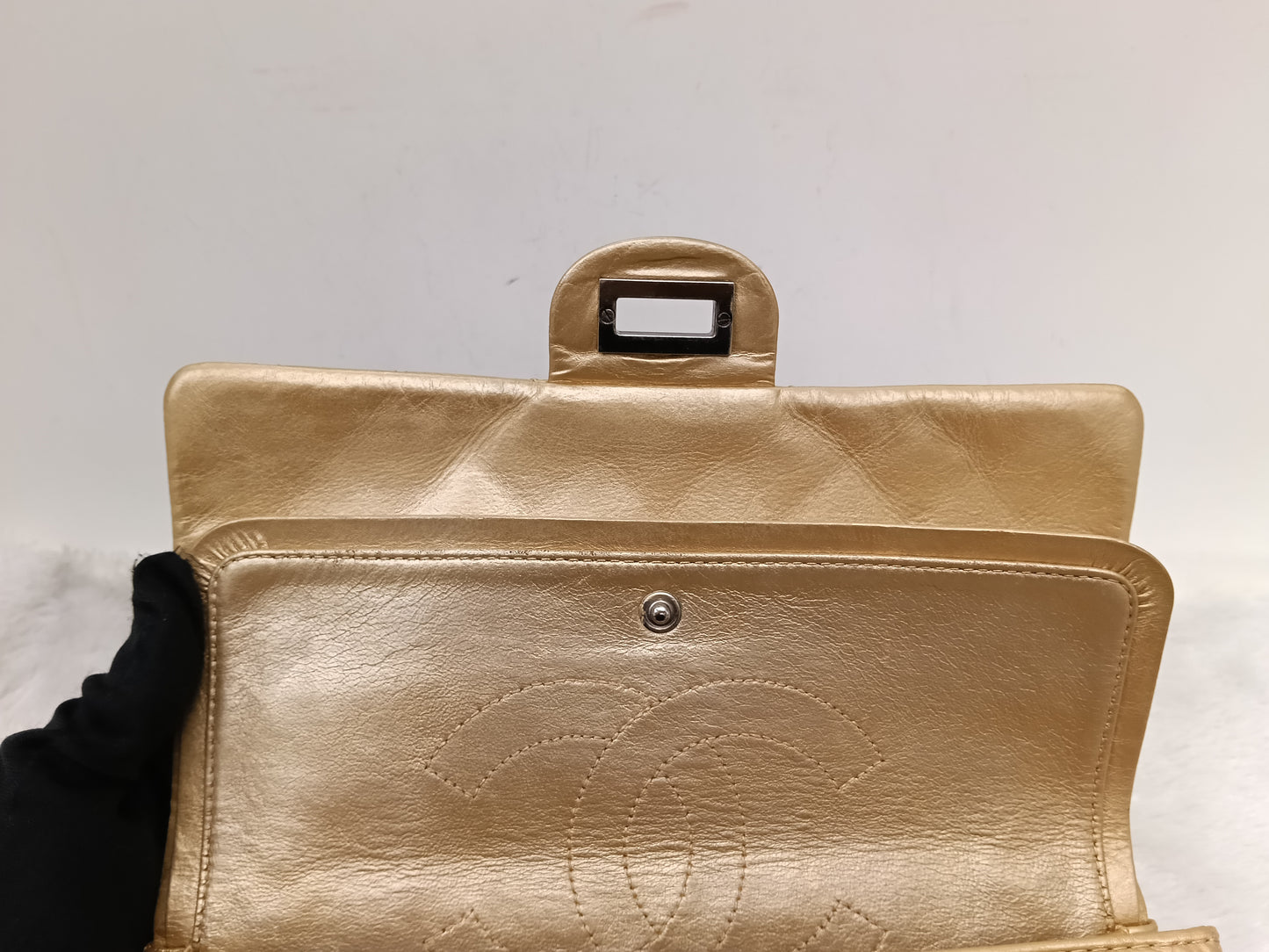 Chanel Reissue 225 Calfskin Gold RHW DF #12