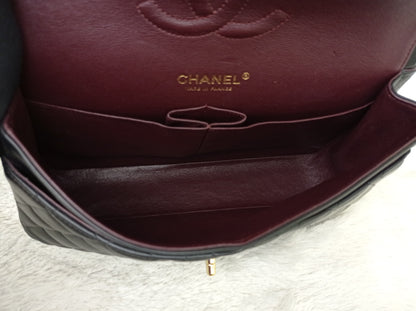 Chanel Medium Lamb Black GHW DF #29