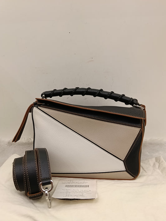 Loewe Puzzle Small Craft Light Oat Black SHW 2021