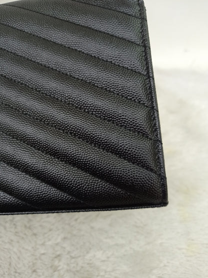 YsL WOC 22 Monogramme Chevron Grained All Black 2022