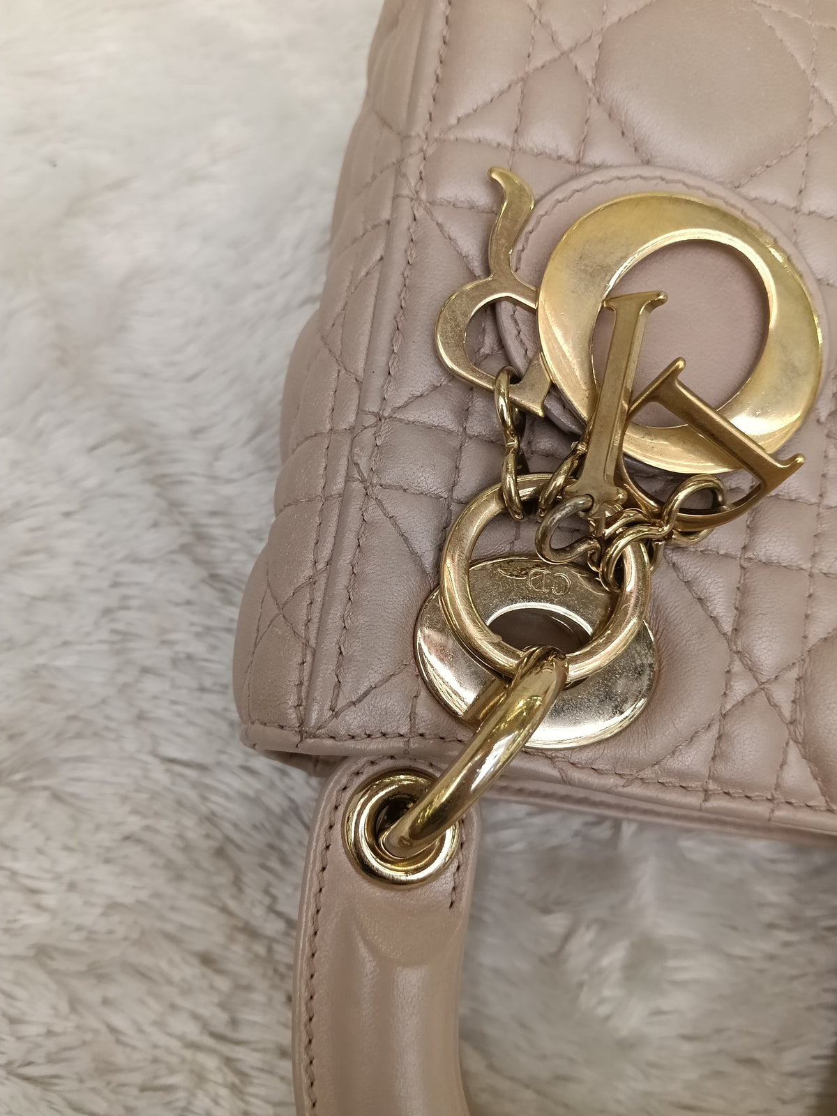 Lady Dior Mini Lamb Blush GHW 2017