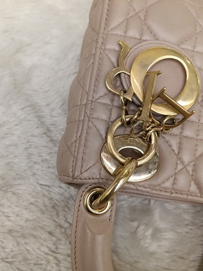 Lady Dior Mini Lamb Blush GHW 2017