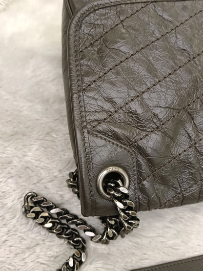 YsL Niki Medium Calfskin Grey RHW 2020